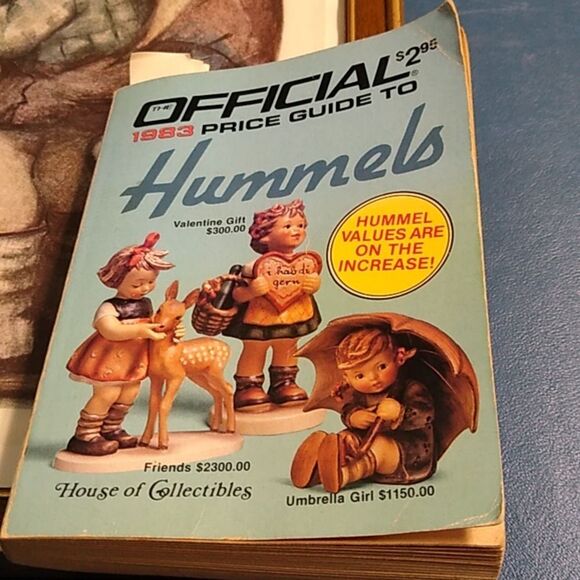 Hummel Framed Art Print with Gold Frame 1983 Official Price Guide to Hummel's - Picture 2 of 11